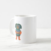 Hübsche Chef-Hund-Tasse Geschenk Kaffeetasse (Vorderseite Links)