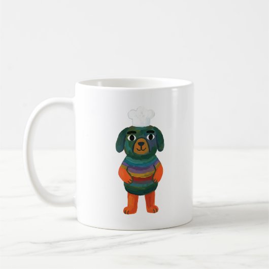 Hübsche Chef-Hund-Tasse Geschenk Kaffeetasse (Links)