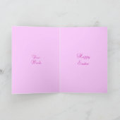 Hübsche Chick-Osterkarte Feiertagskarte (Innenseite)