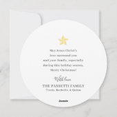 Hübsche Christliche Krippe Weihnachten Wasserfarbe (Rückseite)