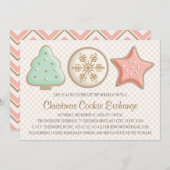 HÜBSCHE CHRISTMAS COOKIE SWAP INVITATIONEN EINLADUNG (Vorne/Hinten)