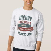 HÜBSCHE CHRISTMAS SWEATER MERRY HELL UND HIDEOUS SWEATSHIRT (Vorderseite)