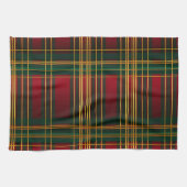 HÜBSCHE CHRISTMAS URLAUB RED GREEN GOLD KARIERT GESCHIRRTUCH (Horizontal)