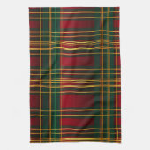 HÜBSCHE CHRISTMAS URLAUB RED GREEN GOLD KARIERT GESCHIRRTUCH (Vertikal)