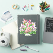 Hübsche Columbine-Blume Personalisiert Aufkleber (iPad Hülle)