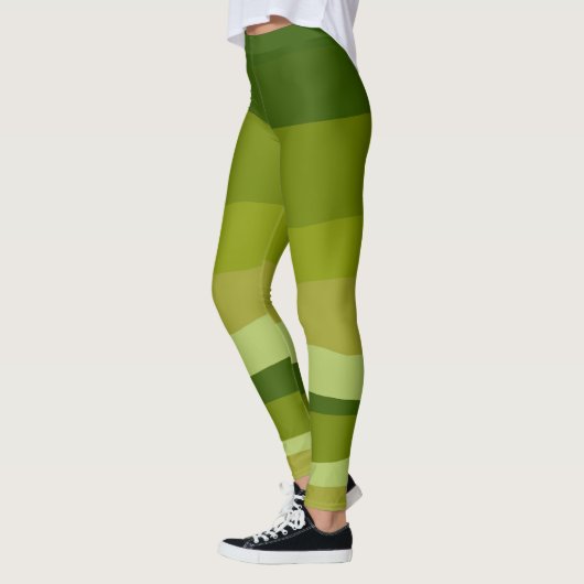 Hübsche Coole grüne Wüste Leggings (Links)