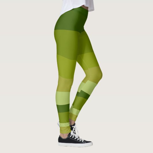 Hübsche Coole grüne Wüste Leggings (Rechts)