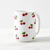 Hübsche Coquette Cherry Muster Tasse (VorderseiteRechts)