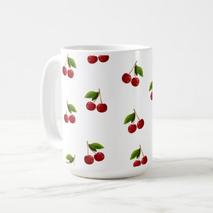 Hübsche Coquette Cherry Muster Tasse