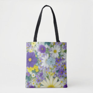 Hübsche Cottage Blumen Tasche