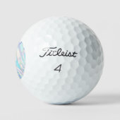 HÜBSCHE CRYSTAL PASTEL CUSTOM GOLF BALLS GOLFBALL (Logo)