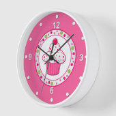 Hübsche Cupcake-Wall-Uhr Wanduhr (Winkel)