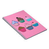 Hübsche Cupcakes Notizblock (Rechte Seite)