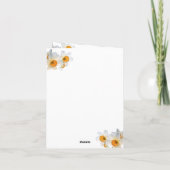Hübsche Daffodil Dankeschön (Rückseite)