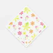 Hübsche Daisies Serviette (Ecke)