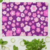 Hübsche Daisis Muster Einzigartig farbenfroh flora Geschirrtuch (Gefaltet)