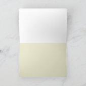 Hübsche Daisy-Blume-Aquarellkarte Karte (Innenseite)