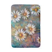 Hübsche Daisy Blume Blumenmuster Natur Badematte (Vorderseite Vertikal)