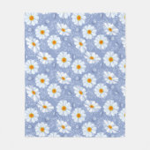 Hübsche Daisy Custom Fleece Blanket, mittel (Vorderseite)