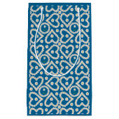 Hübsche Daisy-Ketten auf blauer, benutzerdefiniert Kleine Geschenktüte (Vorderseite)