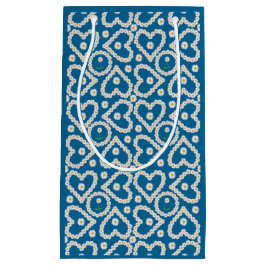 Hübsche Daisy-Ketten auf blauer, benutzerdefiniert Kleine Geschenktüte