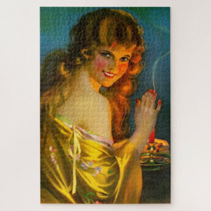 hübsche Dame der 1920er Puzzle