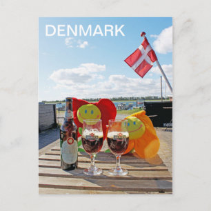 Hübsche Dänemark-Postkarte. Postkarte