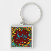 Hübsche dankbare Inspirivity Inspirierend Schlüsselanhänger (Vorne)