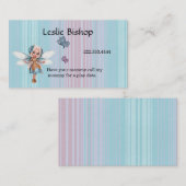 Hübsche Datumskarte Telefonnummerkarte (Vorne/Hinten)