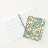 Hübsche dekorative handgezeichnete rustikale Blüte Notizblock (Innenseite)