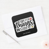 Hübsche Dinge im Aufkleber (Umschlag)