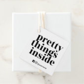 Hübsche Dinge im Innern, kleine Unternehmensmarken Geschenkanhänger (Beispiel)