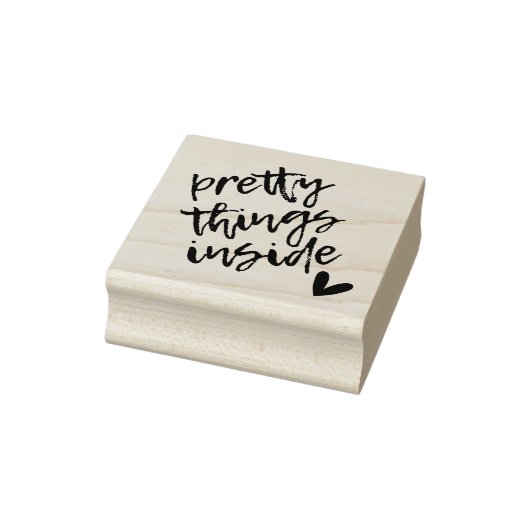 Hübsche Dinge im Innern, Verpackung für kleine Unt Gummistempel (Stempel)