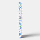 Hübsche Ditsy Blue Green Periwinkle Blume Case-Mate iPhone Hülle (Rückseite / Links)