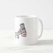 Hübsche Donkey-Tasse Kaffeetasse (VorderseiteRechts)