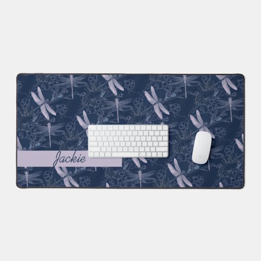 Hübsche Drachenfliegen an der Marine Schreibtischunterlage (Tastatur & Maus)