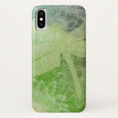 Hübsche Dragonfly Grüne Kunst Case-Mate iPhone Hülle (Rückseite)