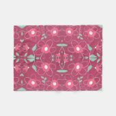 Hübsche Druckfarben mit Pinseln Fleecedecke (Vorderseite (Horizontal))