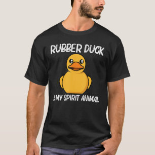 Hübsche Dusche für Männer Gelbe Duckie-Wasservogel T-Shirt