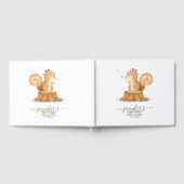 Hübsche Eichhörnchen-Wildtierfarm Waldtier Gästebuch (Voll)