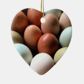 Hübsche Eier vom Huhn-Bauernhof Keramik Ornament (Rechts)