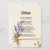 hübsche Einfache Seesterne-Einschließung Einladung (Vorderseite)