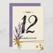 hübsche Einfache Tischnummer (Vorne/Hinten)