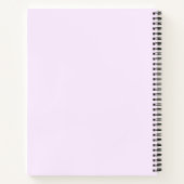 Hübsche Einhorn-Mama & Baby Watercolor Notizblock (Rückseite)