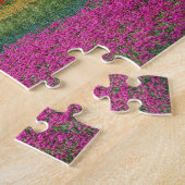 Hübsche Einhornbahn Blume Regenbogen Landschaft Puzzle (Seite)
