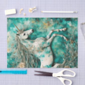 Hübsche Einhorndekoupage Seidenpapier (Handwerk)