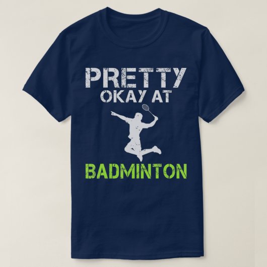 Hübsche Einigung in Badminton T-Shirt (Design vorne)