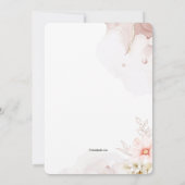 Hübsche Einladung (Rückseite)