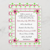 Hübsche Einladung (Vorne/Hinten)