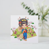 Hübsche EINLADUNG japanischer Mädchen (Stehend Vorderseite)